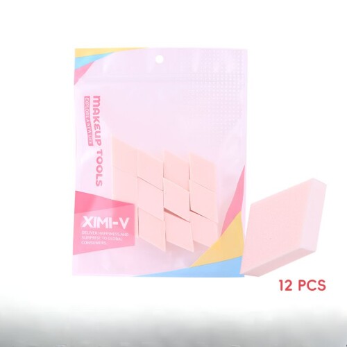 Pack Esponjitas De Maquillaje Romboidal - 12 Uni - Rosa Pack Esponjitas De Maquillaje Romboidal - 12 Uni - Rosa