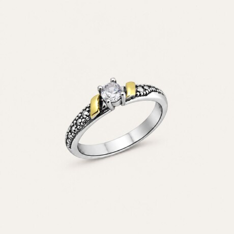 Anillo Blake - Plata y Oro Anillo Blake - Plata y Oro