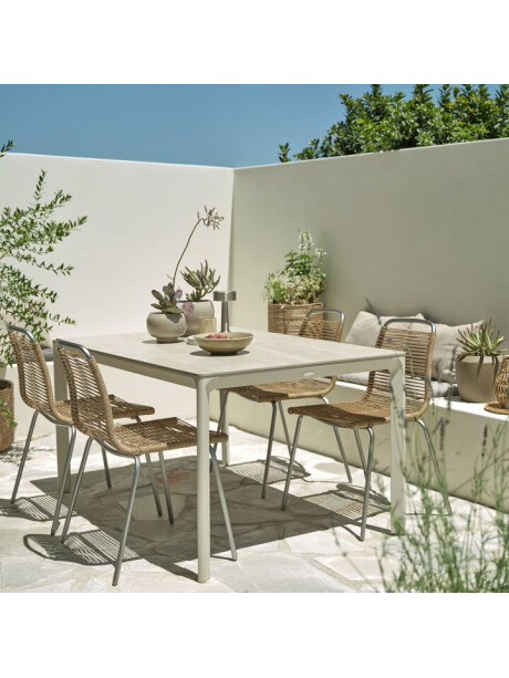 Mesa de jardín KUMLA A95xL150 beige Mesa de jardín KUMLA A95xL150 beige