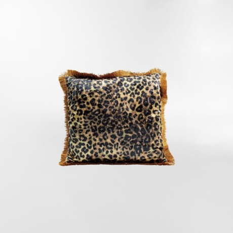 ALMOHADON LEO FRINGE Beige - -