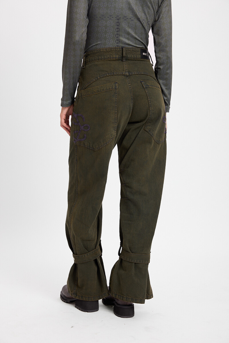 Jean Grounded Verde