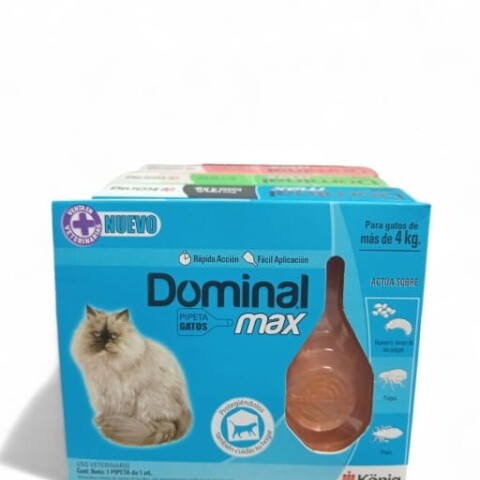 Pipeta Antipulgas Dominal Gatos +4kg Pipeta Antipulgas Dominal Gatos +4kg