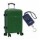 Set Viaje Valija Rígida Grande 4 Ruedas + Balanza Equipaje Verde