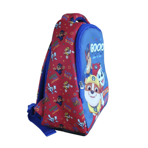 Mochila infantil Paw Patrol de Neopreno Chica 27 x 21 cm AZUL