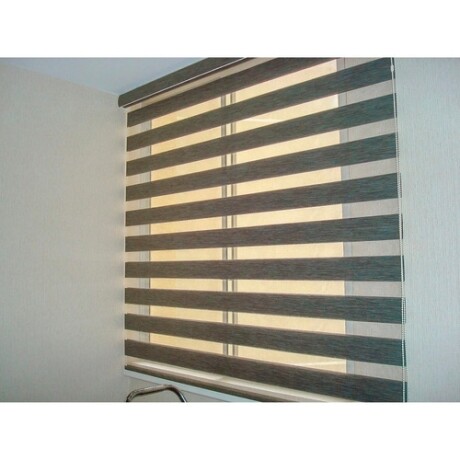Cortina Roller Zebra Simple Lumax 1.6x2.1mts Gris