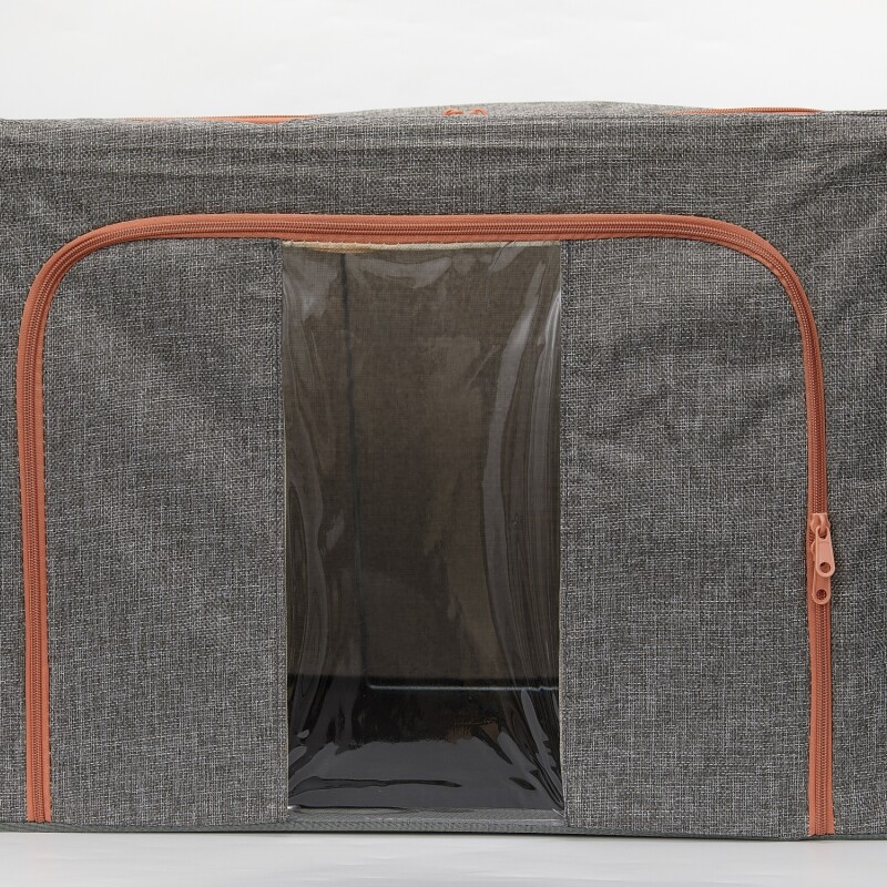 CUBO DE ALMACENAMIENTO CON VENTANA TRANSPARENTE (GRIS/100L) CUBO DE ALMACENAMIENTO CON VENTANA TRANSPARENTE (GRIS/100L)