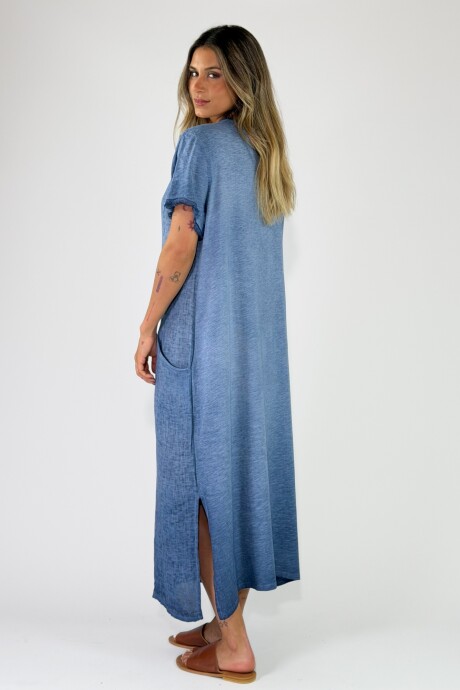 VESTIDO CAICOS Azul