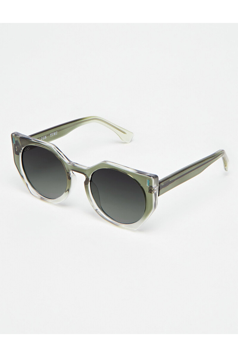 Lentes Tiwi Venus Bicolor Shiny Gradient Green With Green Gradient Lenses