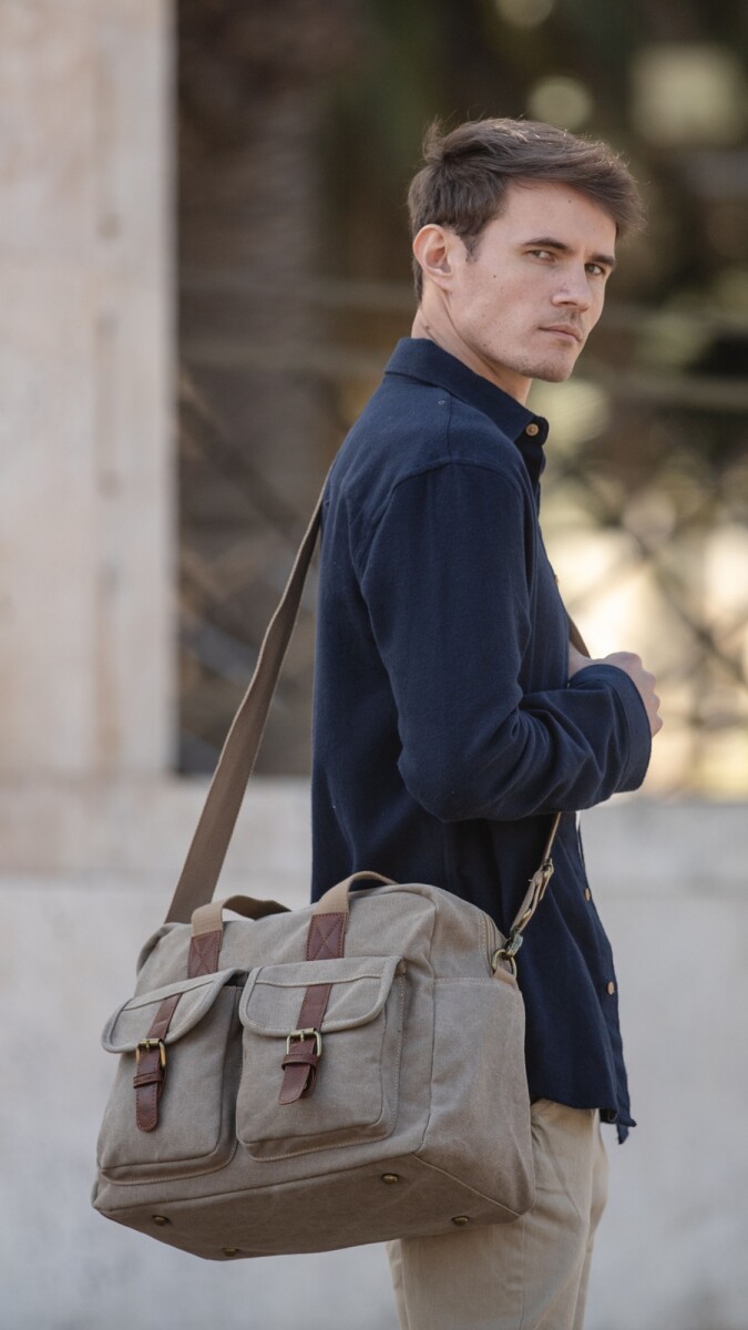BOLSO CANVAS SIERRA NEVADA - KAKI 