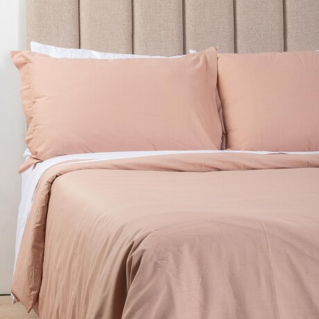 SET FDA NÓRDICA 2 PLAZAS ALGODON MARRON COTTON BASIC 180H AVELLANA