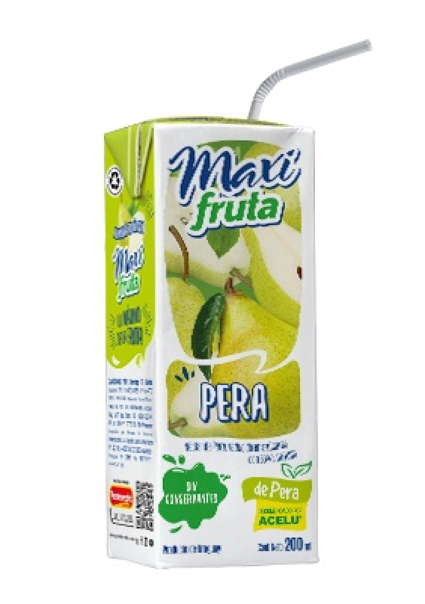 JUGO MAXI FRUTA 200ML PERA 