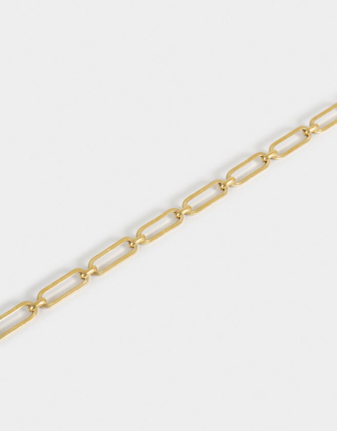 Collares Cortos Acero quirúrgico Collar Corto Eslabones Acero - Dorado