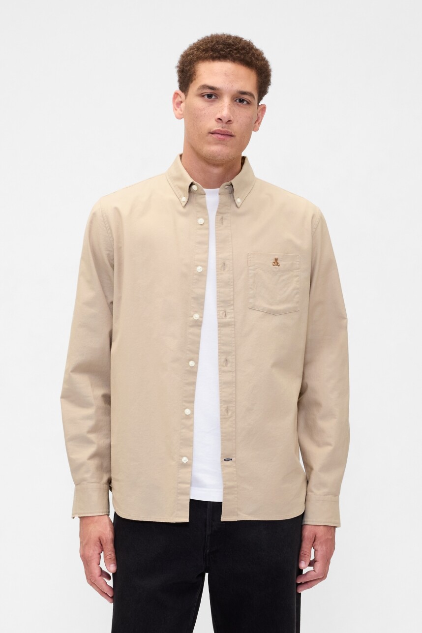 Camisa Oxford Osito Brannan Hombre Wicker