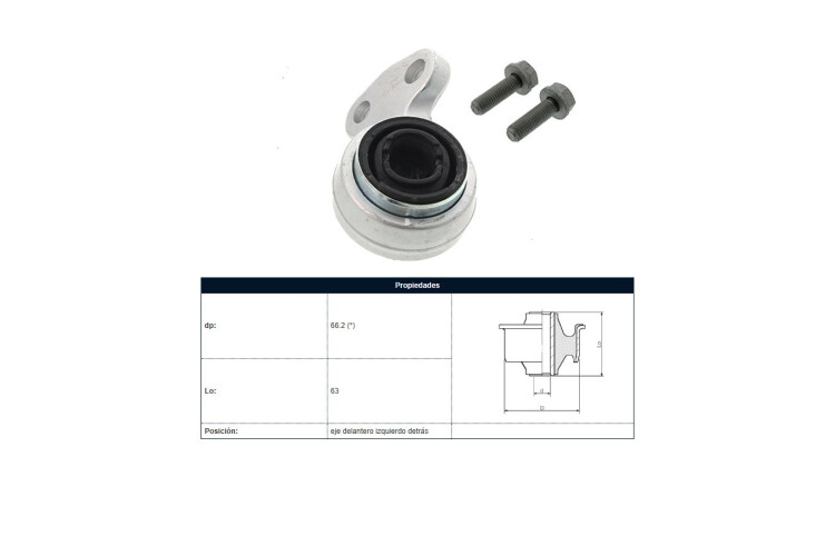 Soporte Parilla Del BMW 323I (E46)/318I (E46)/320D (E46)/320I (E46)/330 Ci (E46)/328I (E46)/330Xd (E46) 96-09 Der Soporte Parilla Del BMW 323I (E46)/318I (E46)/320D (E46)/320I (E46)/330 Ci (E46)/328I (E46)/330Xd (E46) 96-09 Der