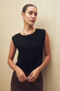 TOP ROSELINA Negro