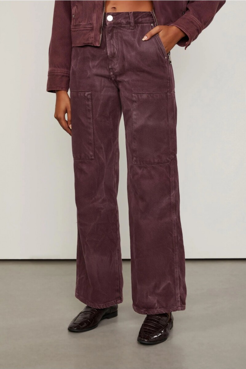 PANTALÓN BOOT 70S Violeta