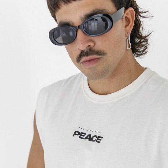 Musculosa Pulau Peace Blanco