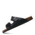 Sandalias de Hombre Branch ROUF con dos bandas Negro