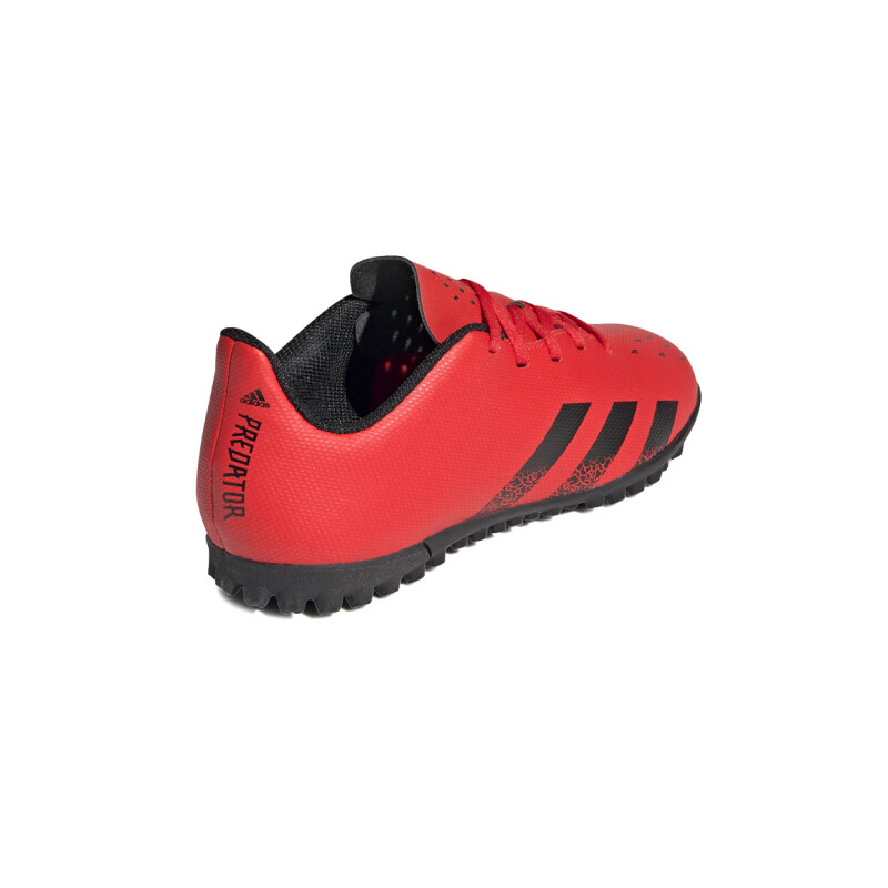 Championes De Fútbol Niño Adidas Predator Freack .4 T Rojo-negro