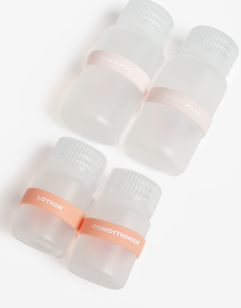 Set de Viaje Set De Envases Recargables Para Viaje - Combinacion Multicolor