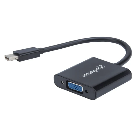 Anbyte adaptador Mini Displayport a VGA Black Anbyte adaptador Mini Displayport a VGA Black