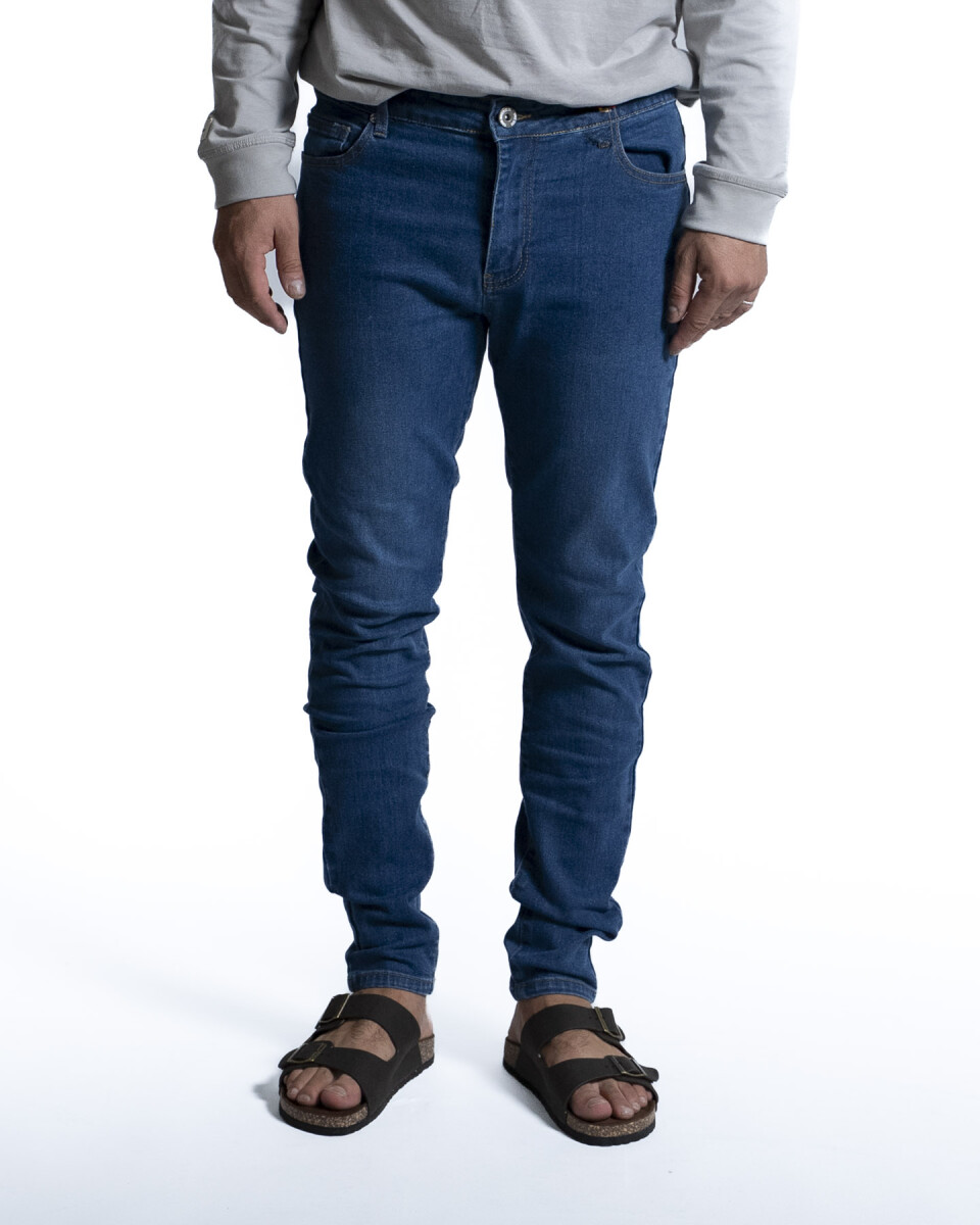 Jean Slim Fit Largo 30 - Azul 