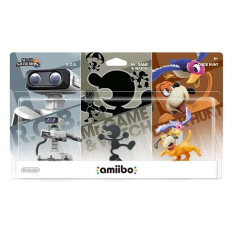 Amiibo retro Pack - R.O.B, Mr.Game & Watch y Duck Hunt Amiibo retro Pack - R.O.B, Mr.Game & Watch y Duck Hunt