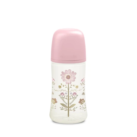 Biberon con tetina fisiológica SX PRO de 3-6 meses con flujo M (Medio) Biberon con tetina fisiológica SX PRO de 3-6 meses con flujo M (Medio)