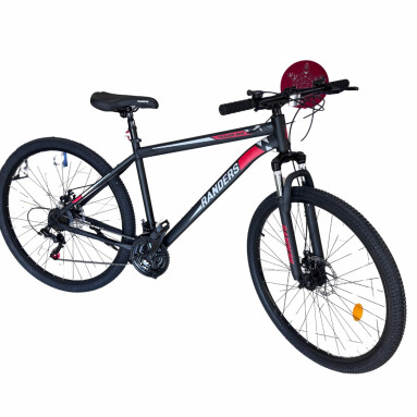 Bicicleta de Montaña Rodado 29 Randers Acero BKE-FE29-MA Negro Rojo