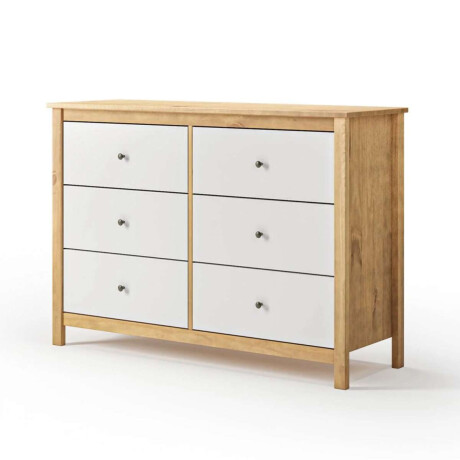 Comoda 6 Cajones Mari Blanco