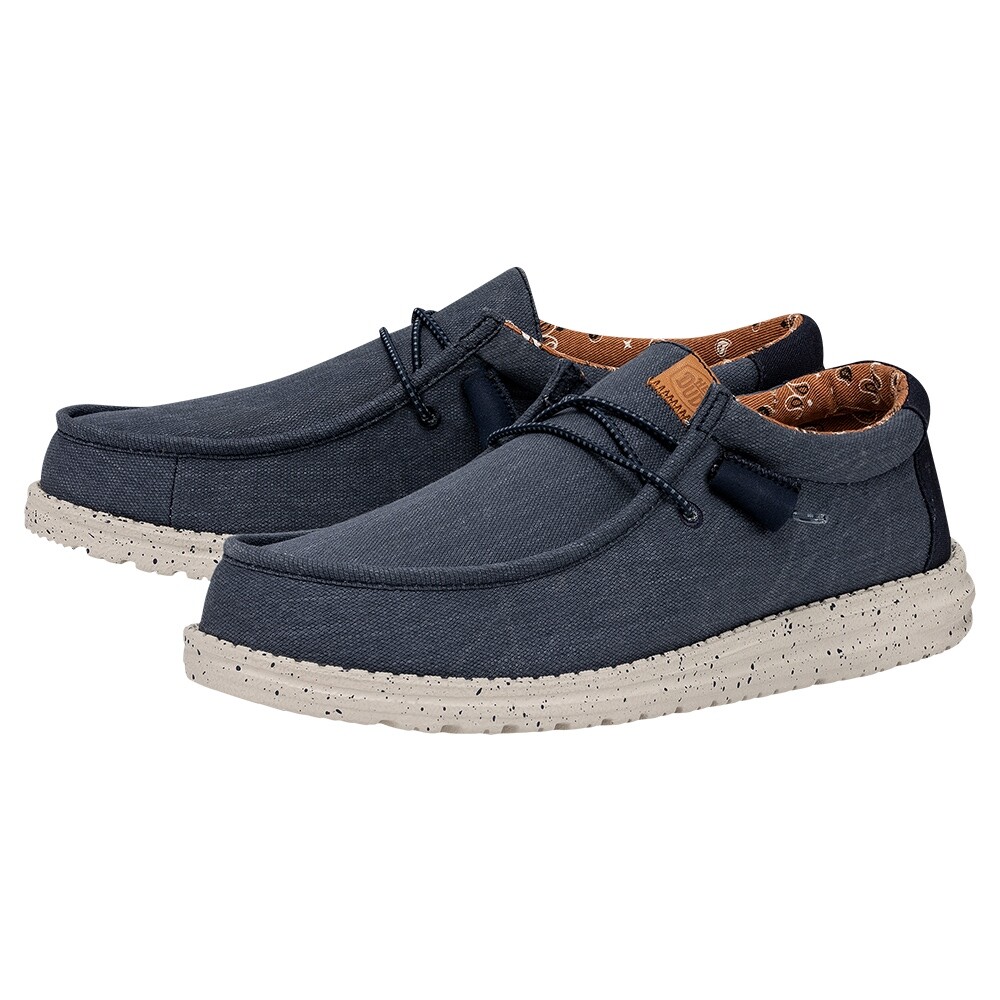 Wally Washed Canvas Hombre Navy