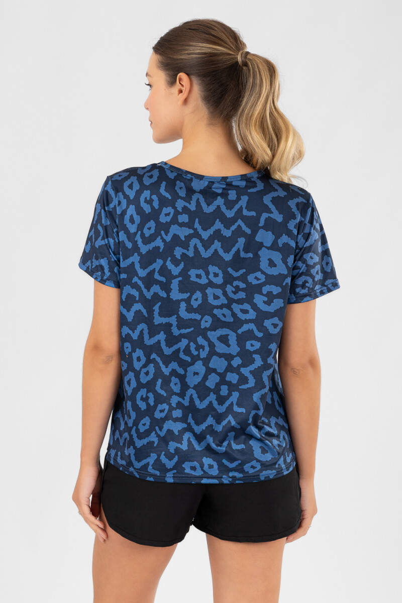 Boxy shirt Azul piedra