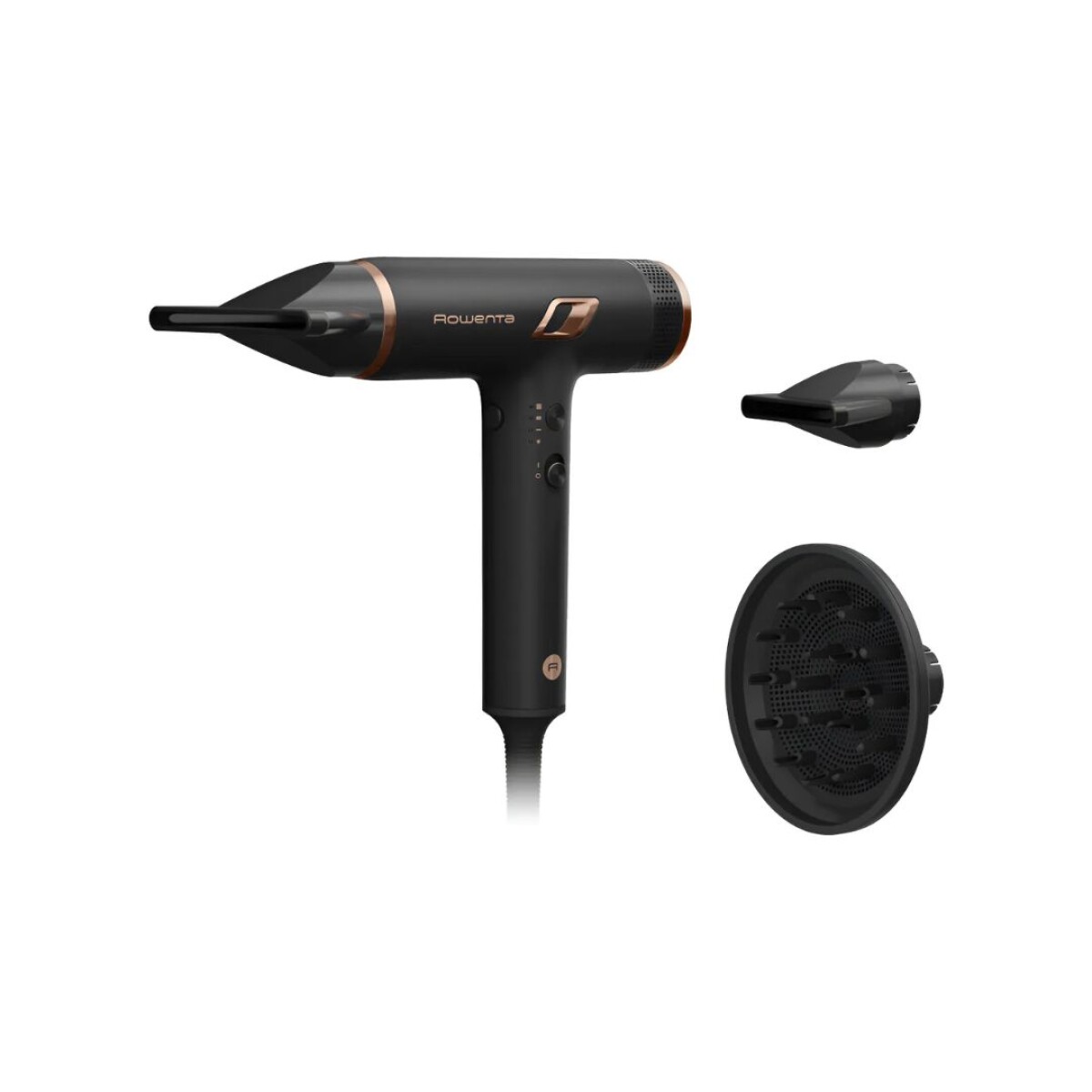 Secador de pelo profesional Rowenta | Compacto | 3 ajustes temperatura y velocidad | Tecnología Ionic Control. 