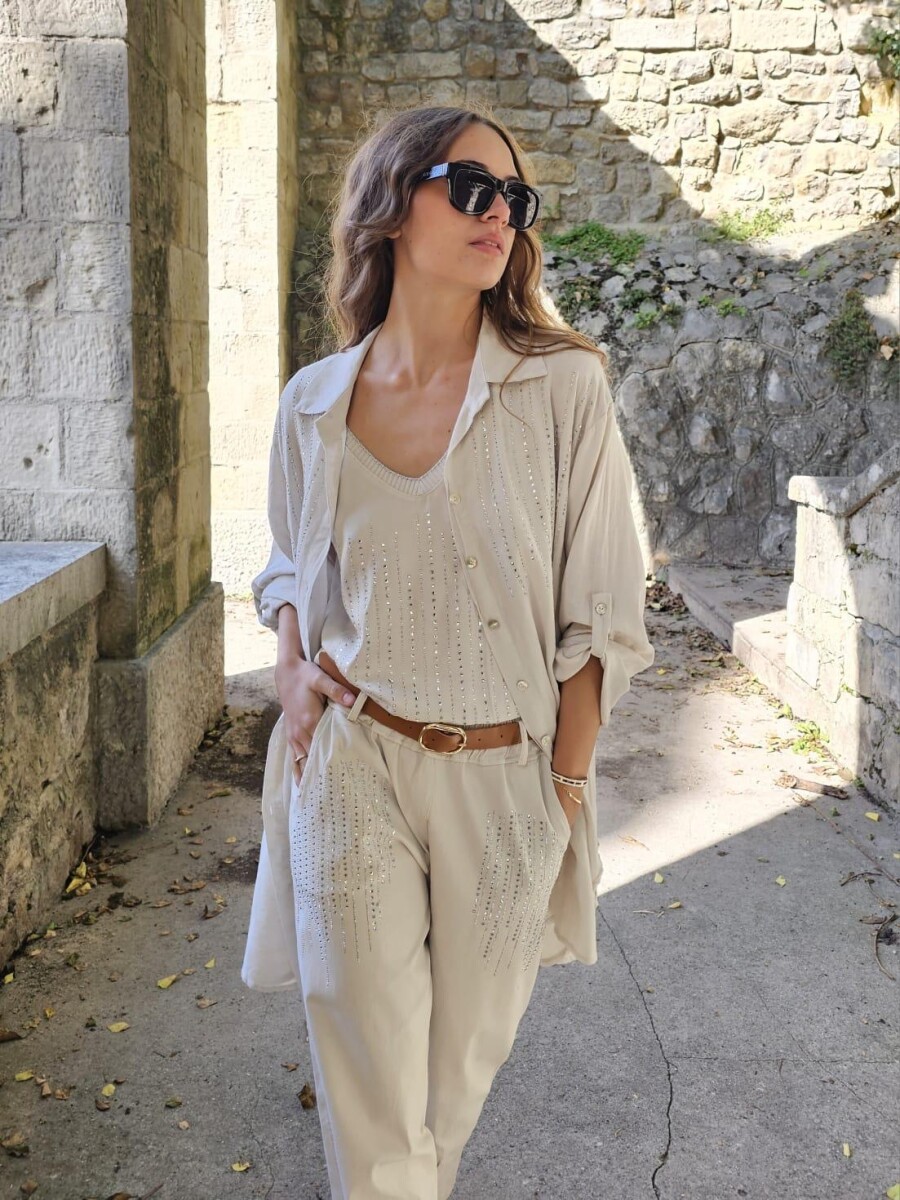 Máxi Camisa Diadema - Blanco 