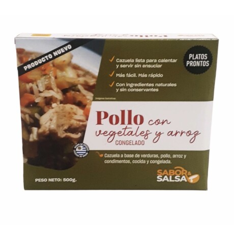 Pollo con vegetales y arroz Pollo con vegetales y arroz