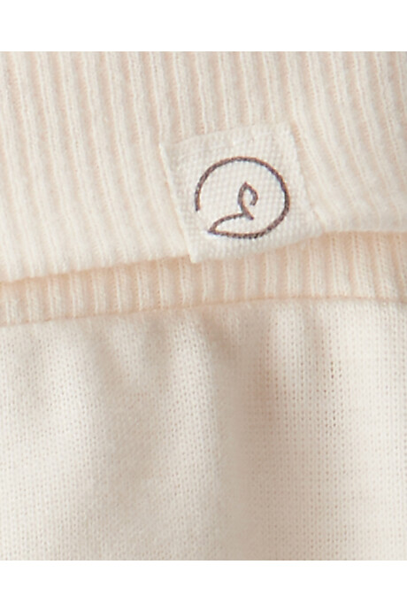 Pack dos pantalones de algodón orgánico Sin color