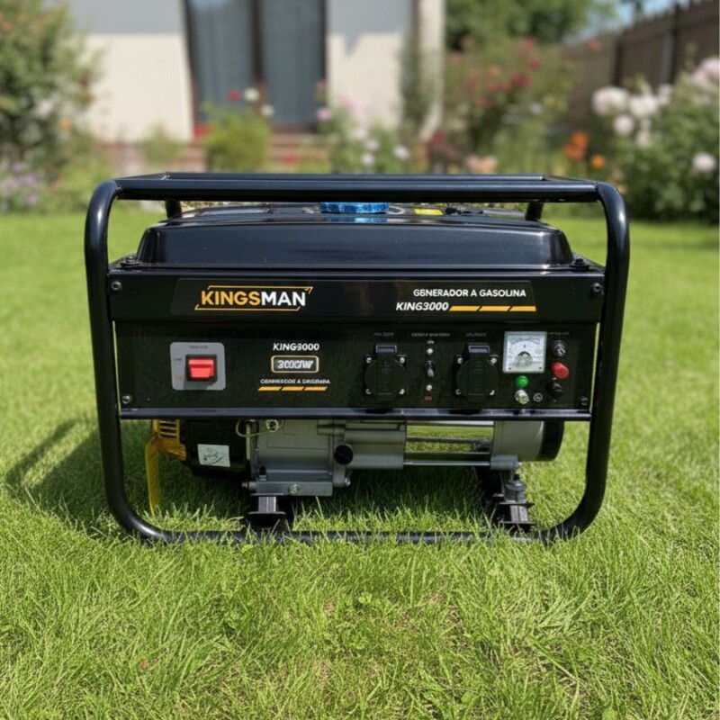 Generador A Nafta Portatil Kingsman 3000w 220v Generador A Nafta Portatil Kingsman 3000w 220v