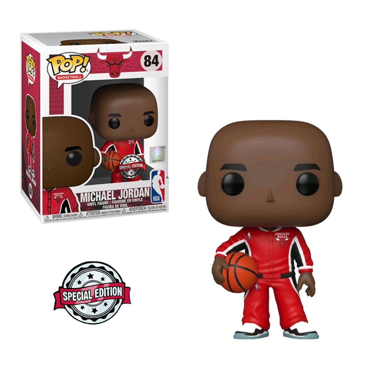 Michael Jordan (Red Warm-ups) NBA [Exclusivo] - 84 