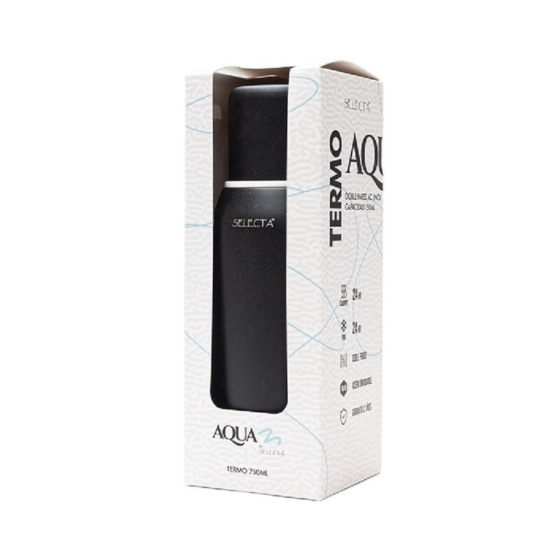 Termo 750ml Doble Pared Selecta Negro Termo 750ml Doble Pared Selecta Negro