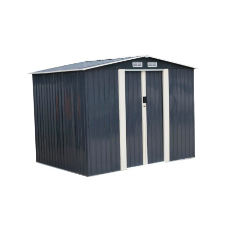 Caseta Galpon Jardin Lumax cumbria Gris Oscuro 204x270x206 Caseta Galpon Jardin Lumax cumbria Gris Oscuro 204x270x206