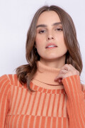 POLERA ARIANA Coral Oscuro