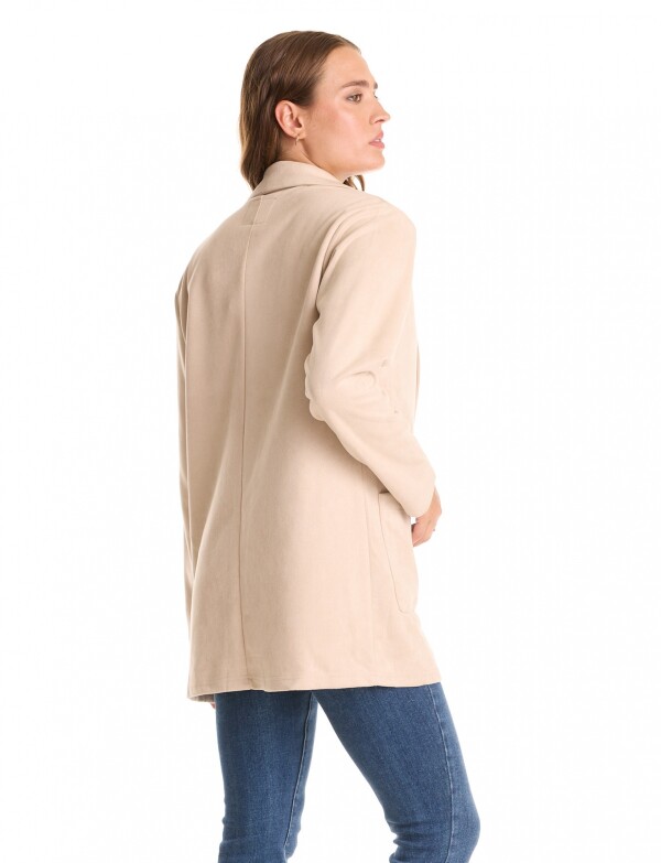 Blazer Faux Suede BEIGE