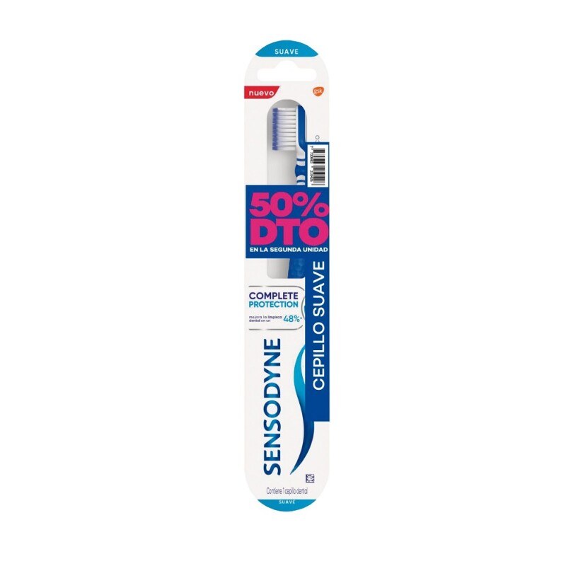 Cepillo De Dientes Sensodyne Complete Suave 2 Uds. Cepillo De Dientes Sensodyne Complete Suave 2 Uds.