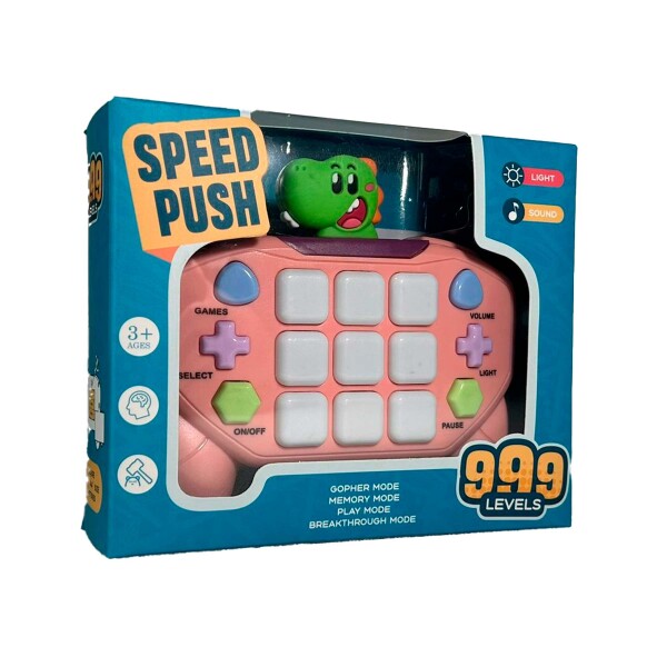 Joystick Consola Interactiva 15 Botones Con Luces Y Sonido DINO ROSA