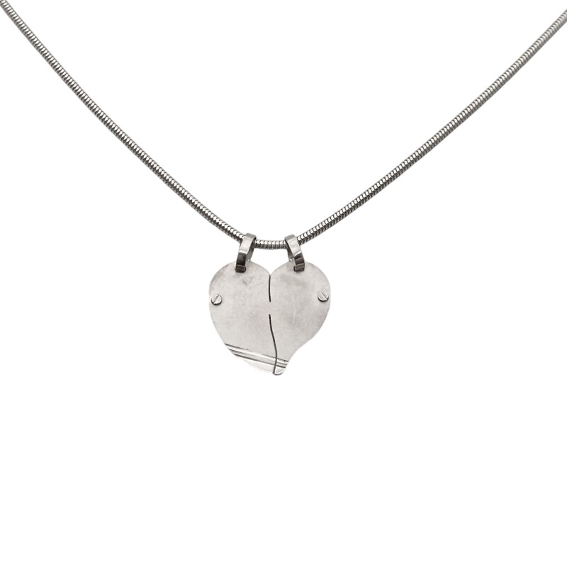 Dije Corazón de la amistad-Plata 925 esterlina-Sin Piedra-CP3286 sinpiedra