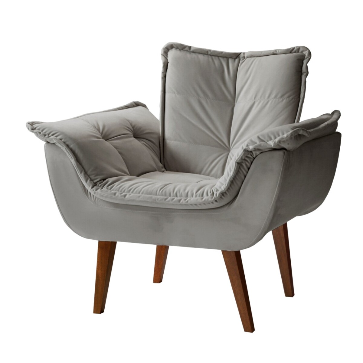 Sillón Butaca Eros Terciopelo 1 cuerpo - BEIGE 