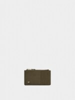 Cartera Básica Efecto Piel caqui
