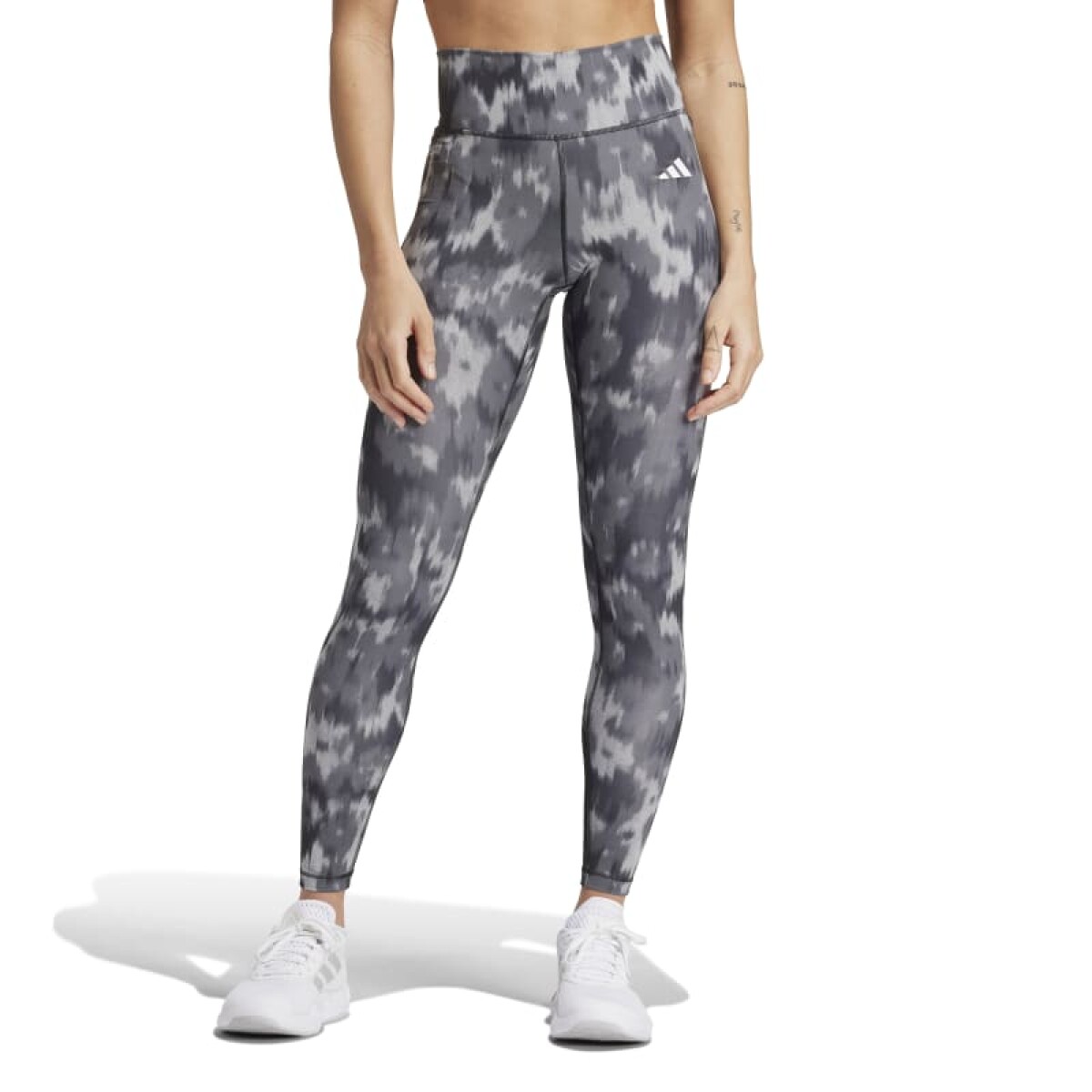 Calza Adidas Flower Optime Essentials Tie-Dye - Gris 