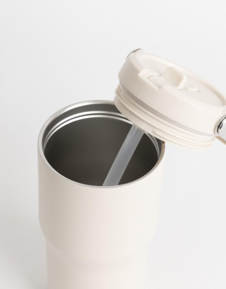 Artículos cocina Vasos Vaso Metálico Rue Du Voyage - Blanco Crema