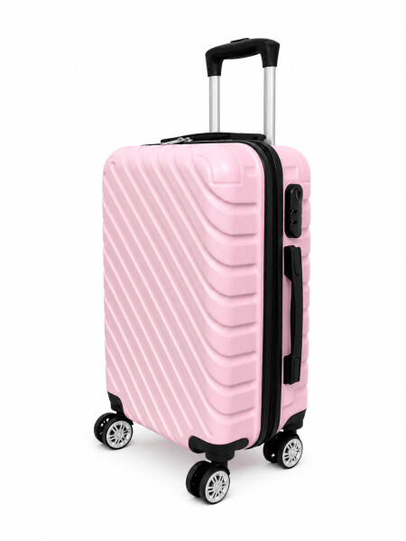 VALIJA NEW YORK 20 PULGADAS ROSADO